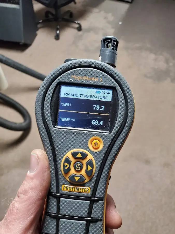 Moisture meter humidity assessment for Fire & Smoke Damage Restoration in Hermitage