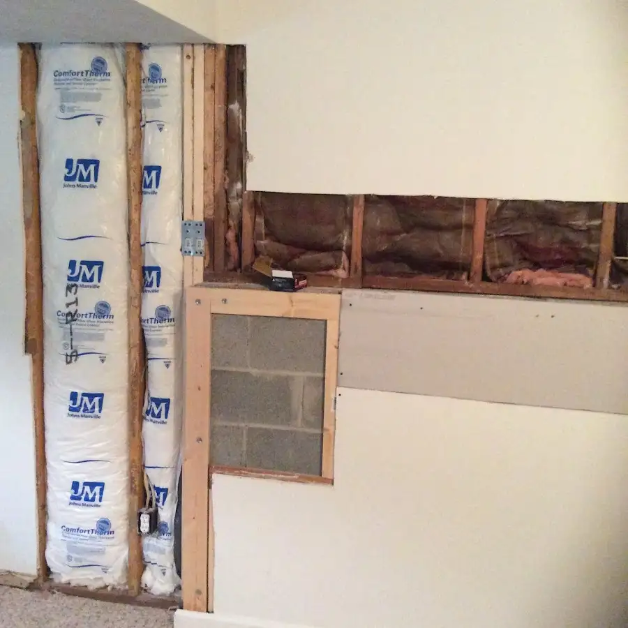 Wall insulation replacement during Odor Removal & Deodorization in Hermitage